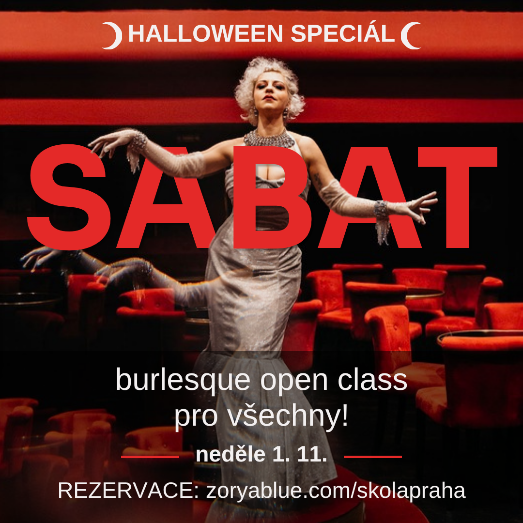Halloween open class burlesky SABAT – Praha