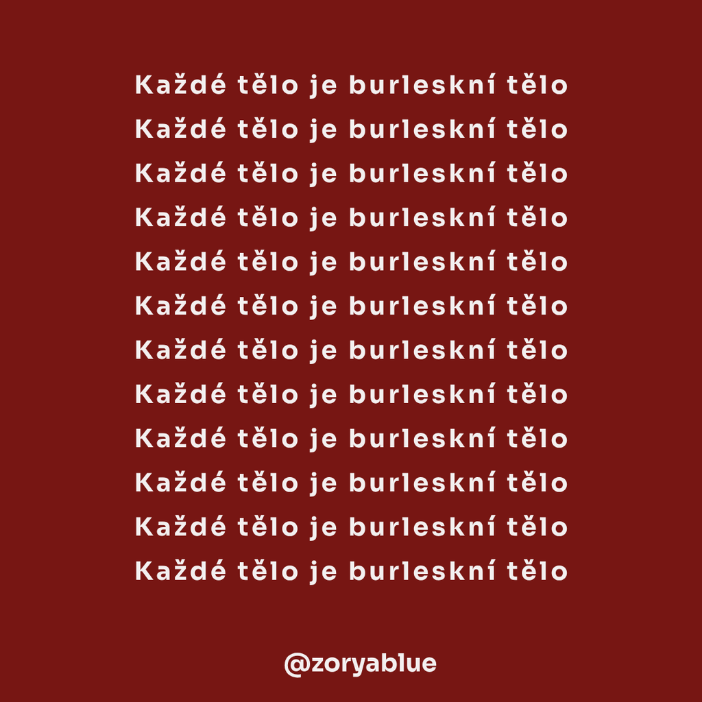 Kurz burlesky pro začátečnice + DÁREK - 8 lekci, úterky - Praha